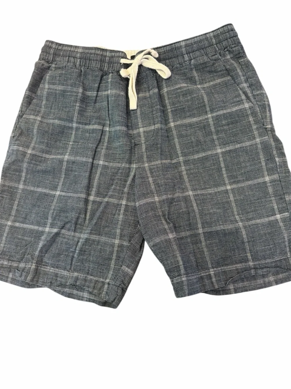 Banana Republic Men’s Shorts Medium Navy Gray Plaid
